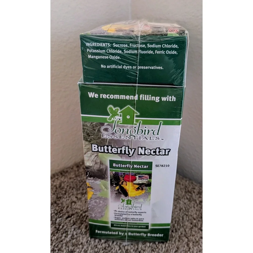 Songbird Essentials‎ Butterfly Feeder with Butterfly Nectar SE78210 New